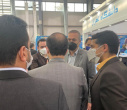 بازدید معاون پژوهشی و مدیرکل دفتر حمایت و پشتیبانی امور پژوهشی و فناوری وزارت علوم  از غرفه دانشگاه در بیست و دومین نمایشگاه دستاوردهای پژوهش، فناوری و فن بازار
