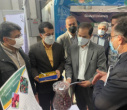 بازدید معاون پژوهشی و مدیرکل دفتر حمایت و پشتیبانی امور پژوهشی و فناوری وزارت علوم  از غرفه دانشگاه در بیست و دومین نمایشگاه دستاوردهای پژوهش، فناوری و فن بازار