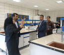 بازدید آقای دکتر جلالی رئیس نظام مهندسی معدن استان خراسان جنوبی از تجهیزات آزمایشگاه مرکزی دانشگاه بیرجند