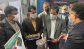 بازدید معاون پژوهشی و مدیرکل دفتر حمایت و پشتیبانی امور پژوهشی و فناوری وزارت علوم  از غرفه دانشگاه در بیست و دومین نمایشگاه دستاوردهای پژوهش، فناوری و فن بازار