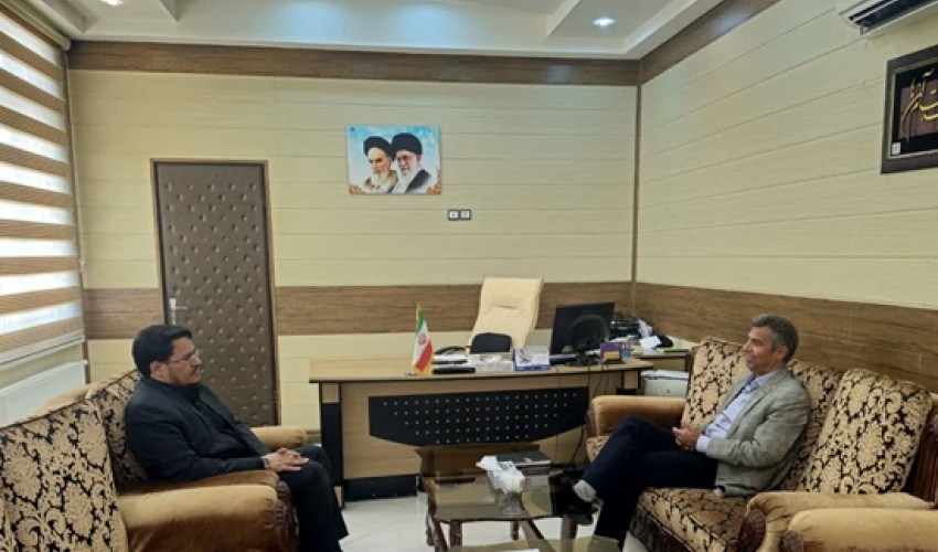 دیدار معاون پژوهشی و فناوری دانشگاه بیرجند با رئیس بنیاد نخبگان استان با موضوع گفتاورد ملی نخبگان
