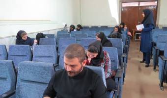 آزمون آمادگی و انتخابی دانشجویان گروه فرش به منظور اعزام به المپیاد کشوری برگزار شد.