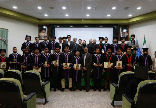 آیین دانش آموختگی و تقدیر از دانشجویان برتر بین الملل برگزار شد