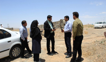 بازدید مدیران ستادی دانشگاه بیرجند از پروژه‌های عمرانی دانشکده فنی فردوس