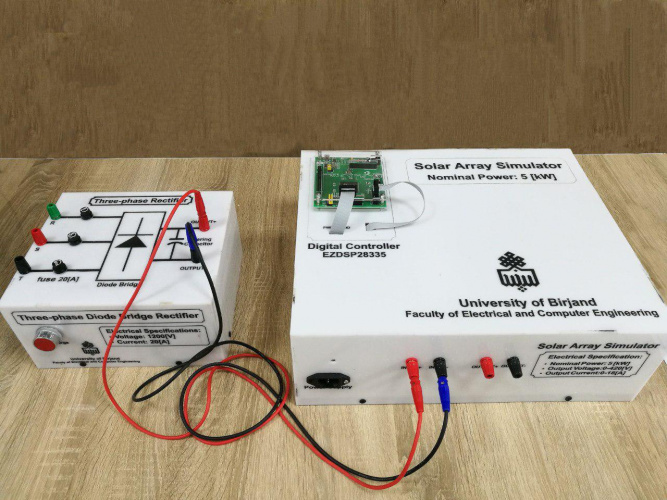 طراحی و ساخت دستگاه شبیه ساز آرایه خورشیدی در دانشگاه بیرجند