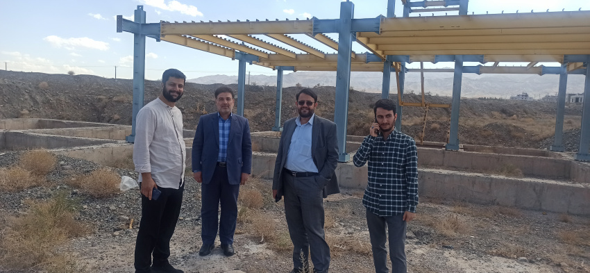 بازدید رئیس سازمان بسیج دانشجویی کشور از پروژه در حال احداث بسیج در پردیس شوکت آباد دانشگاه بیرجند
